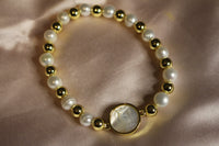 Virgin Mary Pearl Bracelet