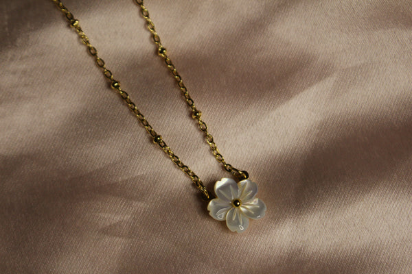 Plumeria necklace