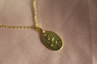 Rose Medallion Necklace